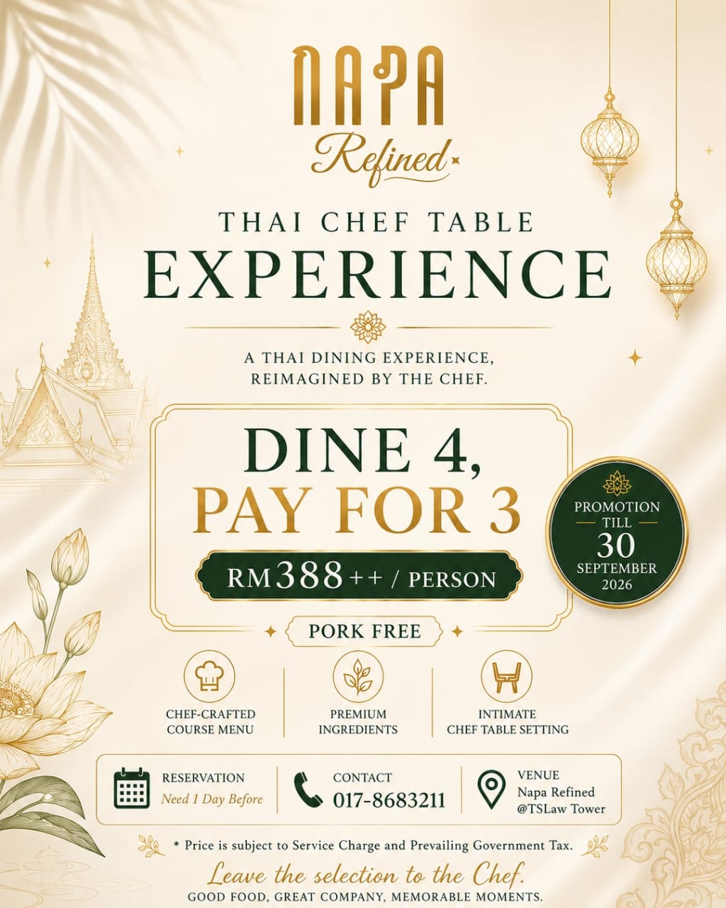 Chef's Table Experience